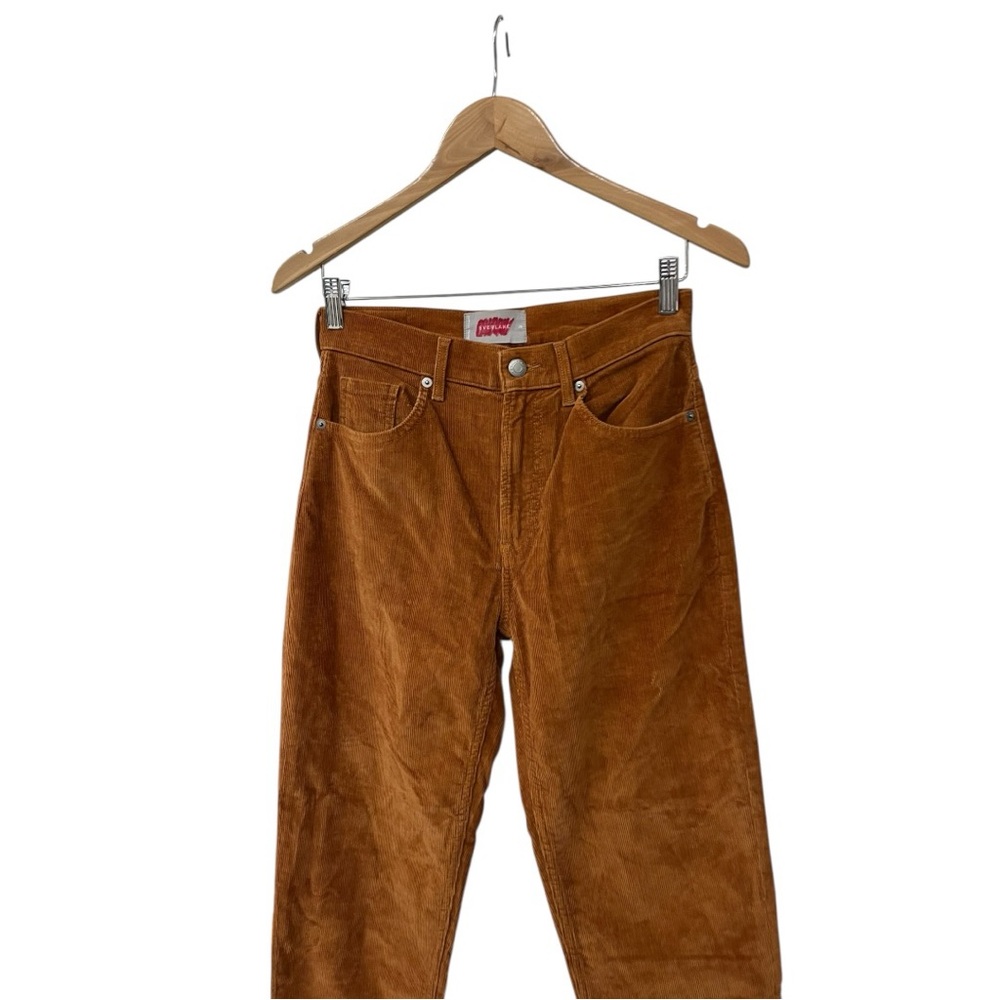 Everlane Baby Cord Cheeky Corduroy Pants Acorn Brown 26 - Picture 2 of 6